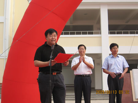 地震無情人有情 閩助災區重建學堂