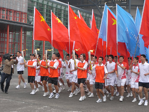 十一屆全運會河南火炬傳遞拉開序幕