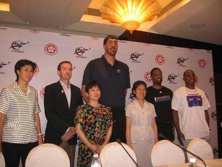 NBA奇才隊四川災區行