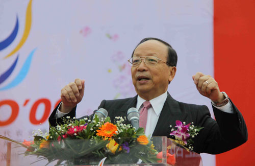 中國國民黨副主席蔣孝嚴(yán)：造福于兩岸農(nóng)業(yè)生產(chǎn)者