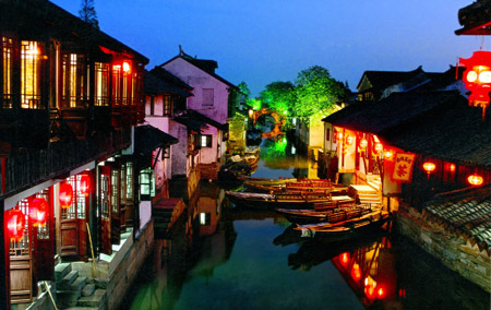 煙雨的周莊 世博的水鄉印象（組圖）