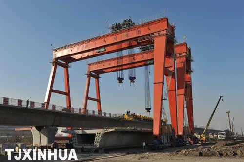 津秦客專、京津城際延長線冬季施工熱火朝天