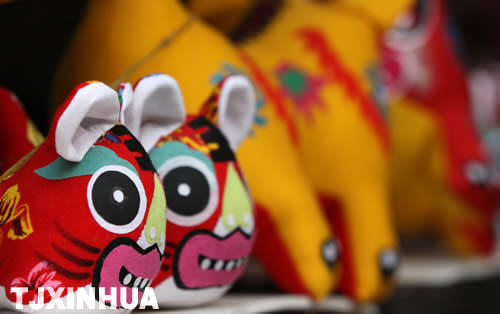 天津：虎年玩偶預熱節日市場