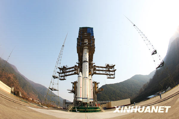 中國發射第三顆北斗導航衛星