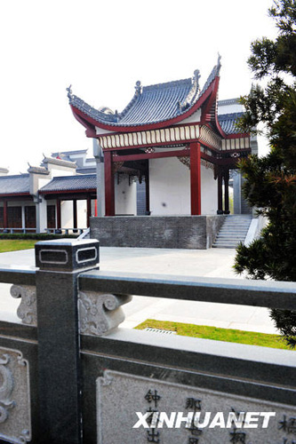 長沙橘子洲拱極樓外觀建設全面完工