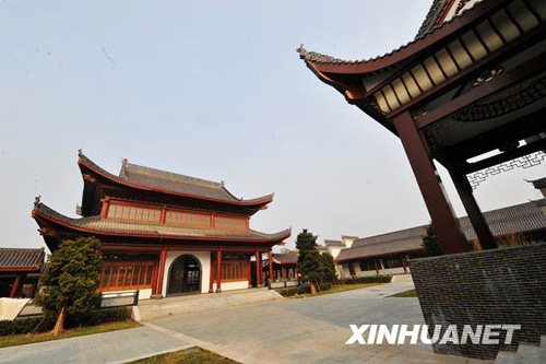 長沙橘子洲拱極樓外觀建設全面完工