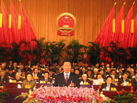 江蘇十一屆人大三次會(huì)議開幕(圖)