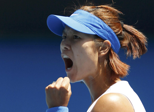 李娜絕境反擊逆轉大威 首次殺入澳網(wǎng)4強