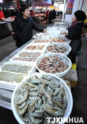 天津積極組織海鮮貨源填補(bǔ)市場空缺