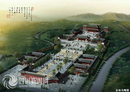 都江堰斥資28億元重建古城區(qū) 將現(xiàn)古城樓(圖)