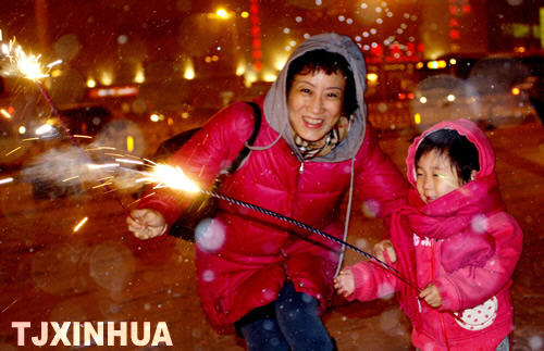 天津：歡慶元宵節(jié) 瑞雪兆豐年