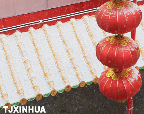 天津：歡慶元宵節(jié) 瑞雪兆豐年