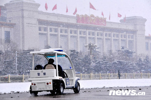 風(fēng)雪天安門