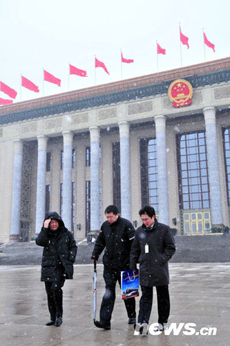 風(fēng)雪天安門