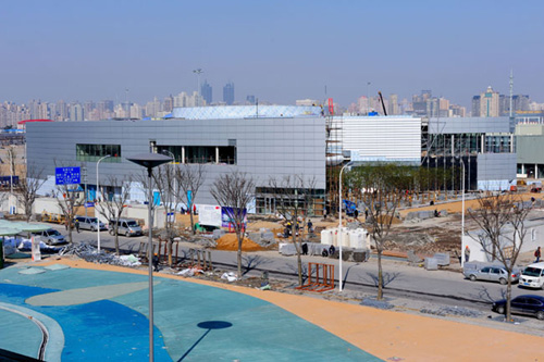 世博展館進入最后裝飾布展階段