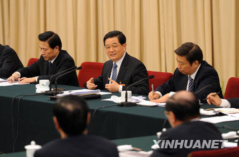 胡錦濤總書記兩會論述加快經濟發(fā)展方式轉變