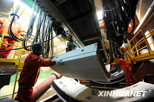 北京地鐵6號線盾構施工正式開始