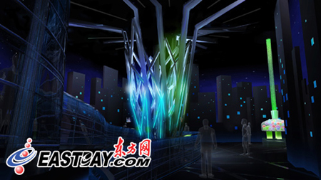 六面影像懸浮體驗 世博會國家電網館