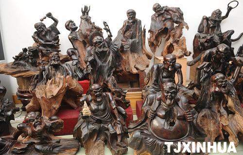“根雕十八羅漢”將亮相上海世博會(huì)