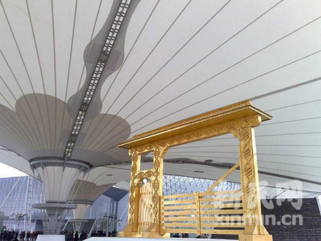 世博會園區雕塑群今日正式落成