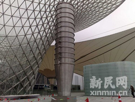 世博會園區雕塑群今日正式落成