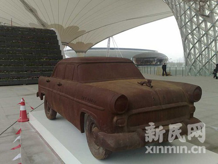 世博會園區雕塑群今日正式落成