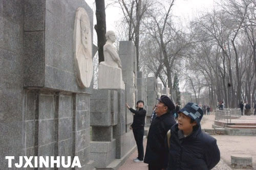 “北洋大學堂”紀念碑廊破損嚴重