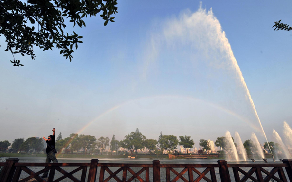 長沙橘子洲打造“生態島”