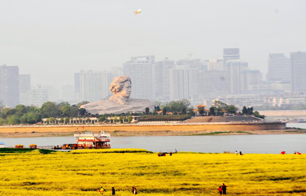 長沙橘子洲打造“生態島”