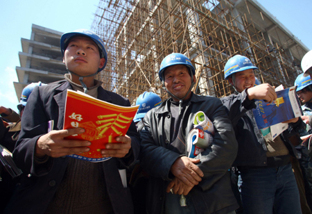 讀書日走進工地