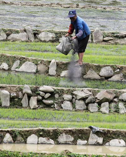 旱區處處忙春耕