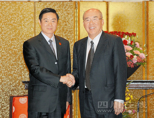 中國國民黨榮譽主席吳伯雄會見劉奇葆