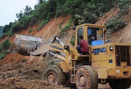 廣西容縣山體坍塌死亡人數(shù)已上升到23人