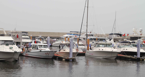 國(guó)內(nèi)外游艇品牌大連星海灣爭(zhēng)艷