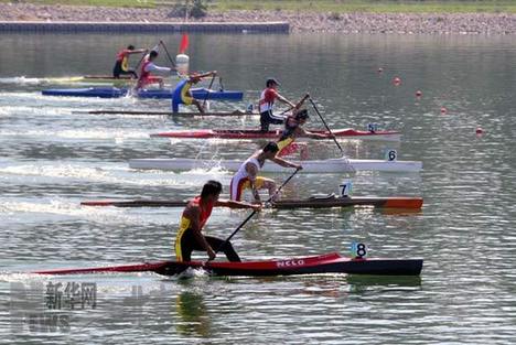 北京順義奧林匹克水上公園皮劃艇開賽