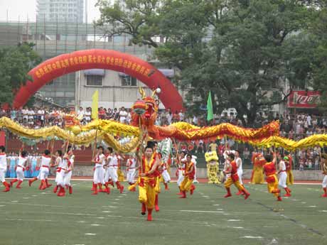 中國高等農業(yè)院校第七屆大學生田徑運動會在安徽農業(yè)大學開幕