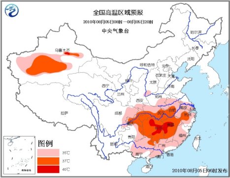 東北仍有暴雨來襲 江南大部炎熱不減