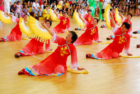 河南潢川舉辦全民健身活動