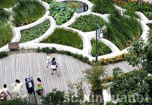 世博會成都案例館：神奇公園每日凈化15噸污水