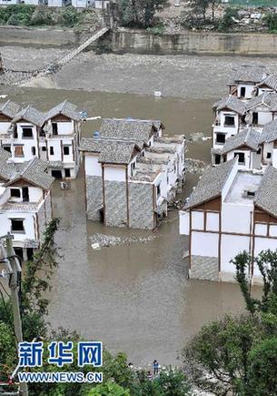 四川汶川縣多處發生泥石流、塌方等災害