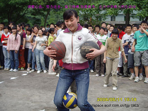 新北川中學舉行竣工典禮 總投資達2億(組圖)