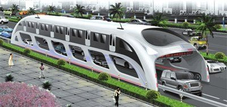 成都路面平整 “立體快巴”通行沒問題?