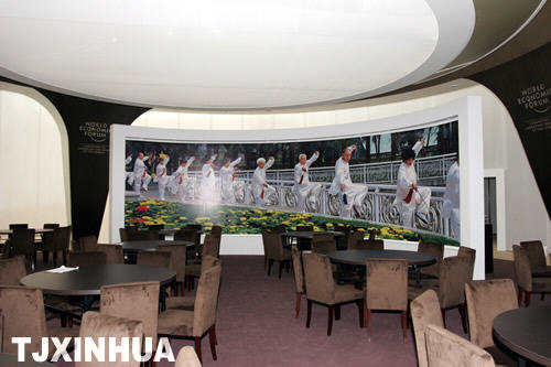 梅江國際會展中心靚裝喜迎達沃斯