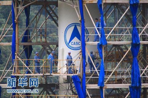 嫦娥二號準備發射