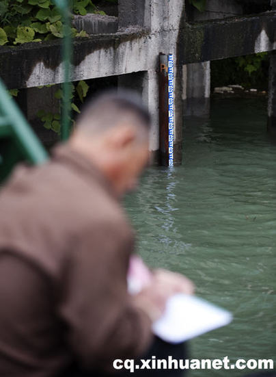 三峽庫區萬州段水位已超過175米高程