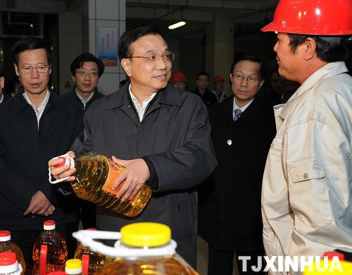 李克強在天津考察