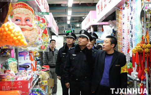 天津公安排查火災隱患