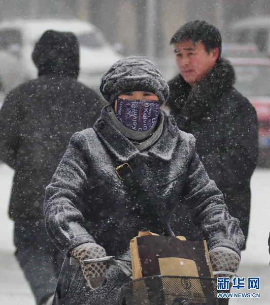 我國(guó)北方多個(gè)城市遭受暴雪襲擊(圖)