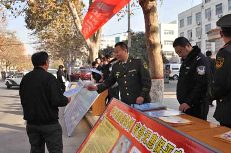 洛陽高新區掀起冬季消防安全宣傳高潮