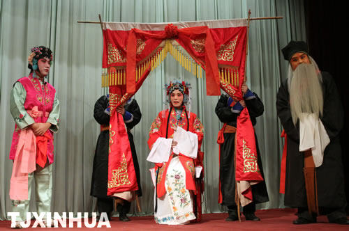 津門大學(xué)生演繹國(guó)粹魅力